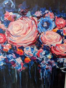 Small Framed Floral Painting