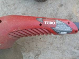 Back & Decker Edger & Toro Trimmer
