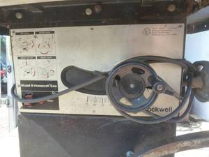 Rockwell 9 Table Saw