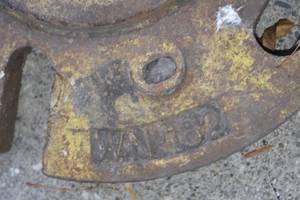 lot 80 image: F&H wheel weight