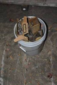 lot 69 image: 5 gallon bucket of welding rods