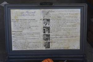 lot 92 image: BLUE POINT by SNAP ON USA Cooling System Radiator Filler Kit wCaseRADKITPLUS