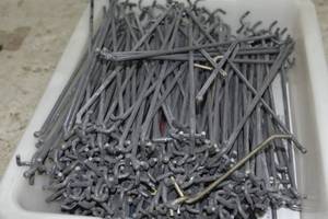 lot 114 image: multiple hanging pegs