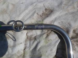 lot 42 image: Advanced Metal Fab Stainless Tow Bar