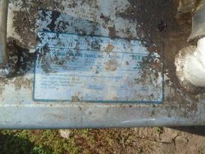 lot 64 image: Aluminum Gas Tank