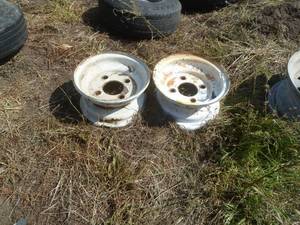 lot 83 image: Steel Rims x 2