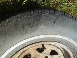 lot 92 image: Spare Tire & Rim