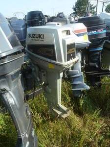 lot 140 image: Suzuki 40 Hp Tiller