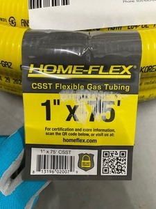 lot 31 image: New Home-Flex 1in x 75ft Corrugated Stainless Steel Tubing