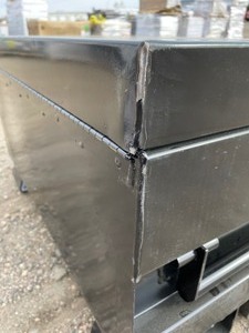 lot 77 image: Ridgid 32 in. W x 19 in. H x 19 in. L Portable Jobsite Storage Box