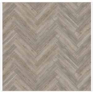 lot 85 image: 10 cs Biscayne Oak Click Lock Herringbone Luxury Vinyl Plank Flooring (22.31 sq. ft.  case)