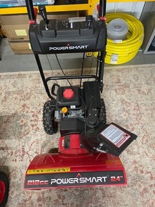 lot 93 image: New Powersmart 24 in. 2-Stage Electric Start Gas Snow Blower with LED Light