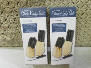 lot 69 image: (CSB) 2 - 6pc Steak Knife Set with ...