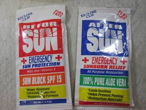 lot 97 image: (BS) 2 Boxes Emergency Sun Kit Befo...