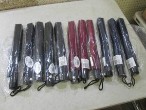 lot 102 image: (F-0) 11 New Umbrellas 5 Black, 3 B...