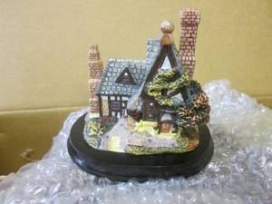 lot 145 image: (D-2) Case of 36 Mini Cottages Figu...