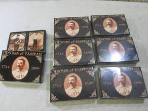 lot 152 image: (EC1) 7 Boxes Origins of Baseball 1...