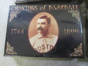 lot 153 image: (EC1) 7 Boxes Origins of Baseball 1...