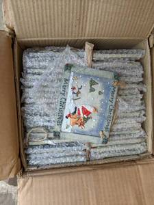lot 39 image: Aprox. 72 pc. Hanging Merry Christm...
