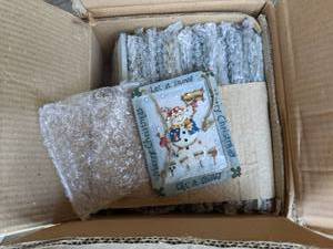 lot 51 image: 72 pc. Hanging Merry Christmas Deco...