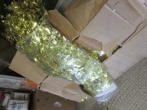 lot 211 image: (A-2) 10 - 10 Yard x 36 Gold Metal...