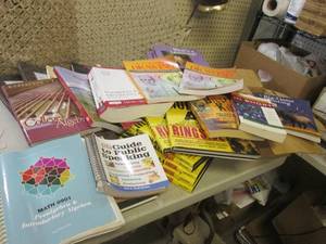 lot 221 image: (A-1) Assorted Books and Text Books...