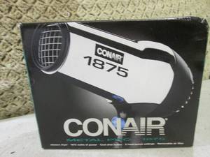 lot 285 image: (BSB) Conair 1875 Metal Pro Hair Dr...