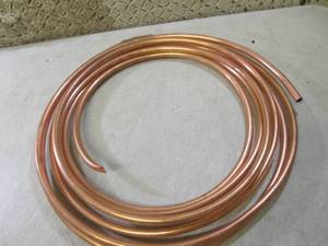 lot 295 image: (BSB) 35 ft Copper Tubing 38 I.S....