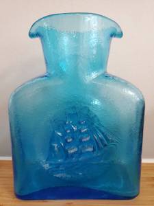 Viking Glass Water Pitcher