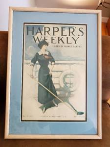Harpers Weekly Framed Art