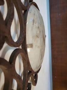 lot 154 image: Wrought Iron Concave Portrait Frame