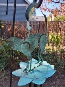 lot 43A image: Copper Monkey Windchime