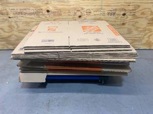 lot 13 image: Lot of 19 Home Depot Moving Boxes