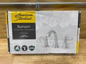 lot 19 image: AMERICAN STANDARD Rumson 8 in. Widespread 2-Handle Bathroom Faucet in Polished Chrome