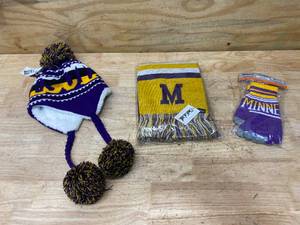 lot 48 image: Minnesota Winter Gear (Vikings Colors)