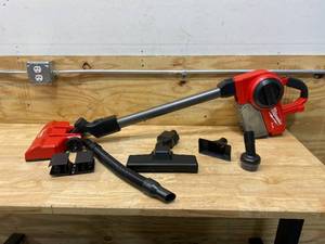 lot 8 image: MILWAUKEE M18 FUEL 18-Volt Lithium-Ion Brushless 0.25 Gal. Cordless Jobsite Vacuum (Tool-Only)