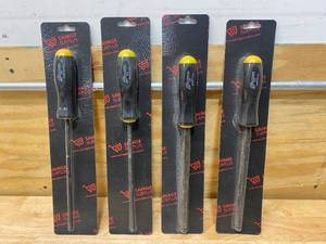 lot 50 image: BONDHUS Lot of 4- Hex Ball End Screwdrivers- Two 12 in and Two 14