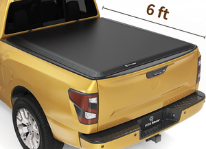 lot 63 image: YITAMOTOR Soft Tri-fold Truck Bed Tonneau Cover Compatible with 2005-2021 Nissan Frontier