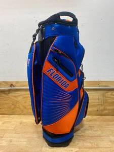lot 65 image: FLORIDA GATORS WINCRAFT THE BUCKET II 14-WAY COOLER CART GOLF BAG