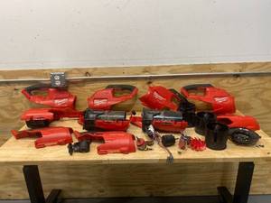 lot 69 image: Lot of MILWAUKEE M18 Fuel Blower Parts
