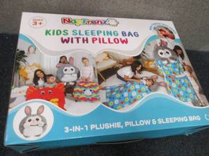 Kids Sleeping Bag with Pillow...