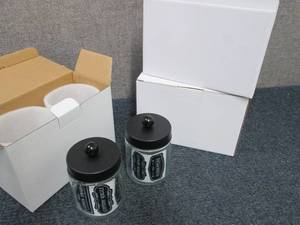 3- 2pks Bath Apothecary Jars...