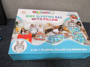 Kids Sleeping Bag with Pillow...