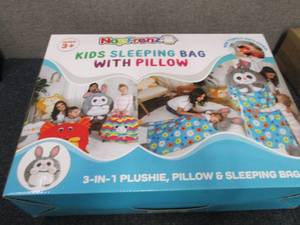 Kids Sleeping Bag with Pillow...