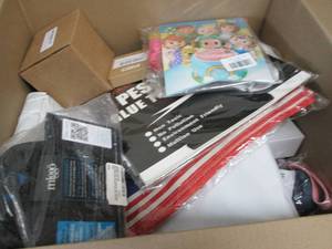 Box of Assorted Small Overstock Ite...