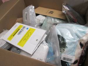 Box of Assorted Small Overstock Ite...