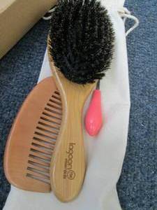 2 Hair Brush Boar Bristle Hairbrush...