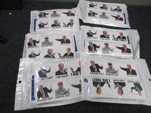 6 pks BidenTrump Stickers...