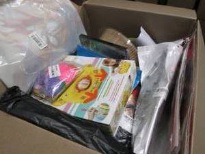 Box of Assorted Small Overstock Ite...