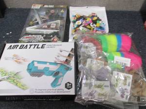3 Toy Sets, Shoe Charms...